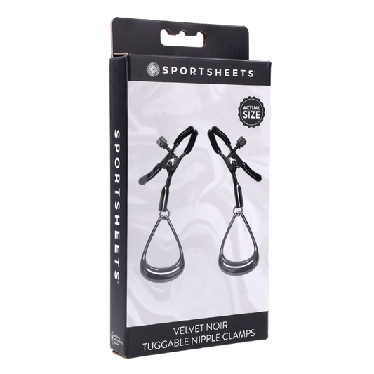 Velvet Noir Tuggable Nipple Clamps