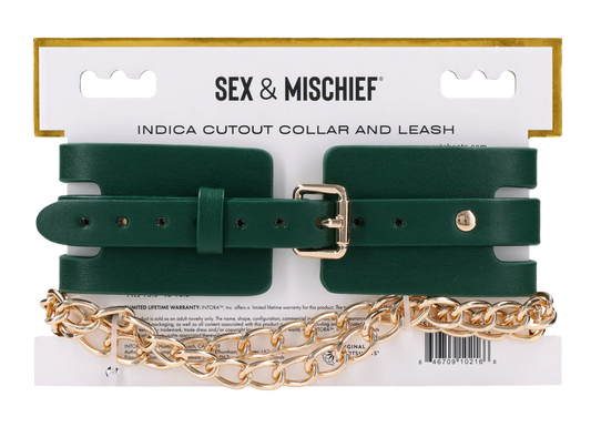 Indica Cutout Collar and Leash