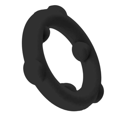 Spinner Single Silicone Ring Black Silicone