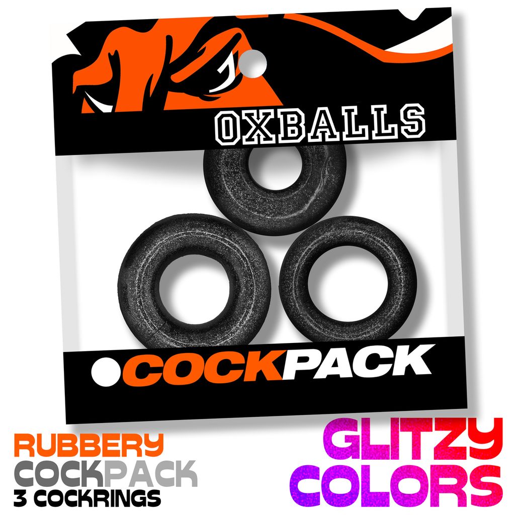 Cockpack Multi Design 3-Pack Black Mica