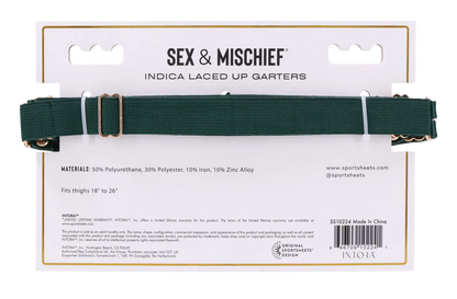 Indica Laced Up Garters