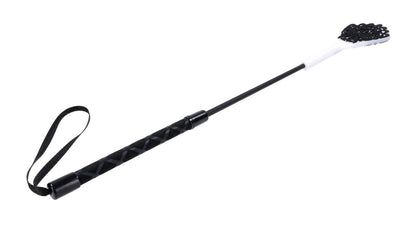 Lace Silicone Crop - Black