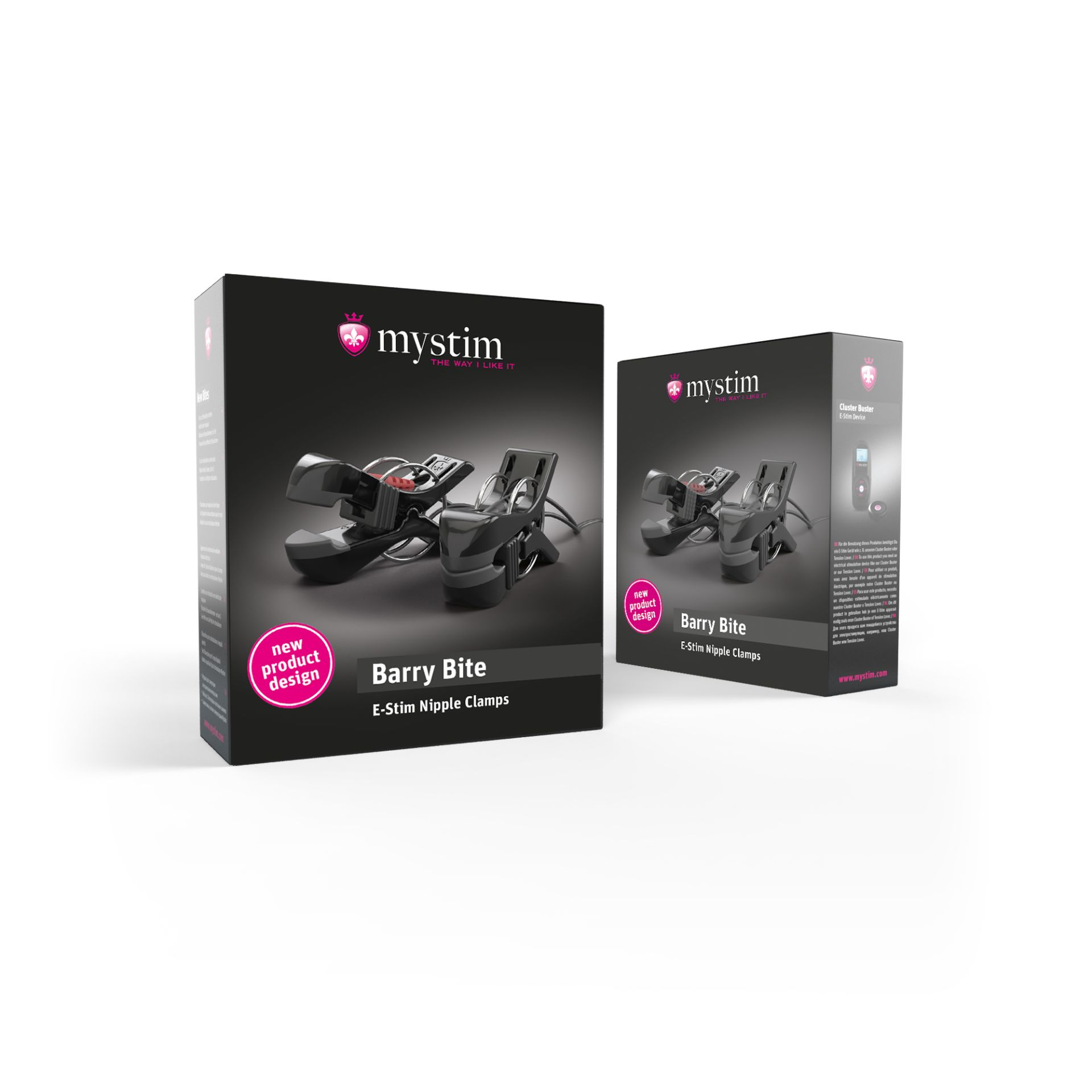 Mystim Barry Bite - biploar e-stim clamps