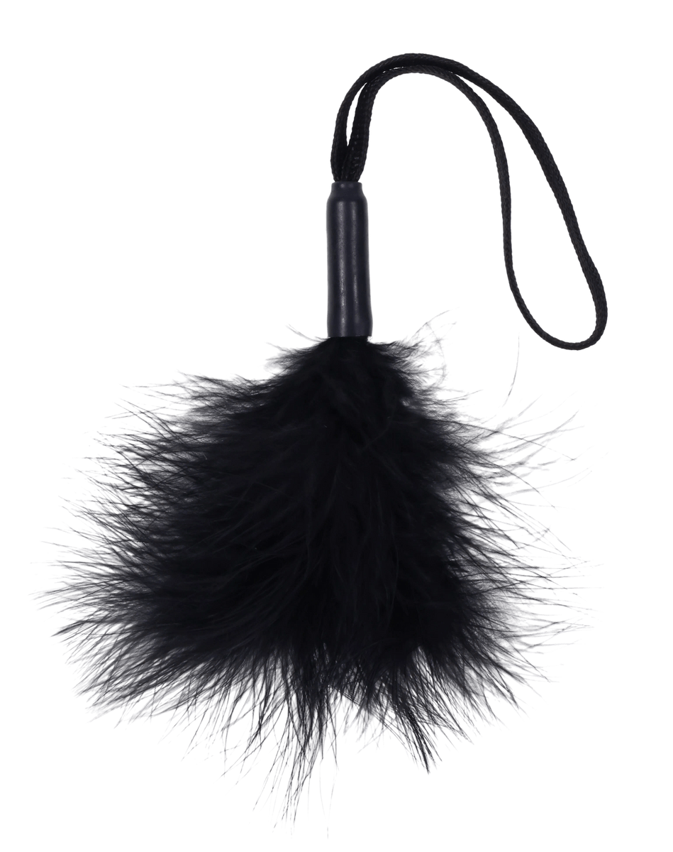 Black Wrist Feather Tickler