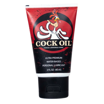 Cock Oil Water-Based Lubricant – Squeeze Tube 2 oz