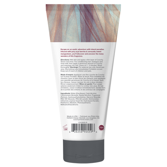 Coochy Shave Cream - ISLAND PARADISE tube 0.5oz / 15ml