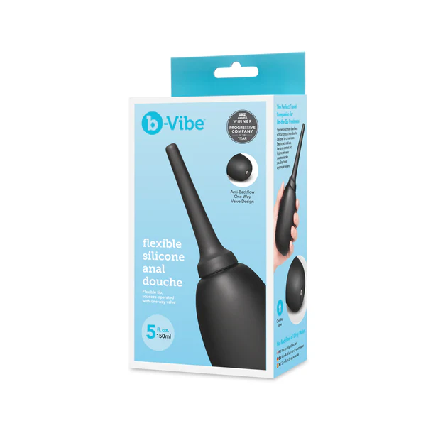 FLEXIBLE SILICONE ANAL DOUCHE