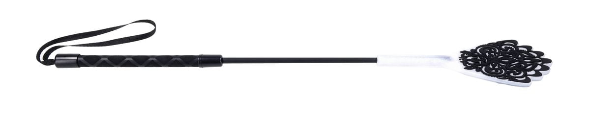 Lace Silicone Crop - Black